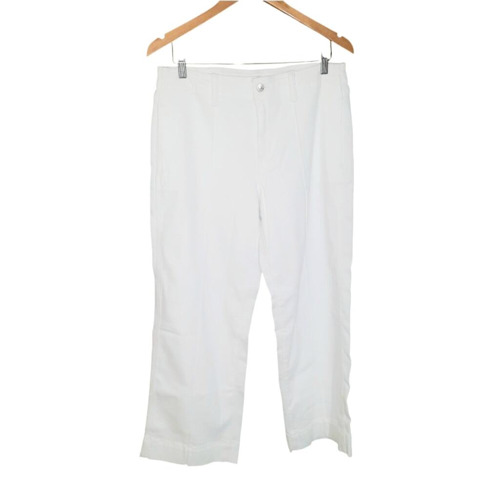 American Eagle Womens White Stretch Stovepipe Jeans Size 10 Short